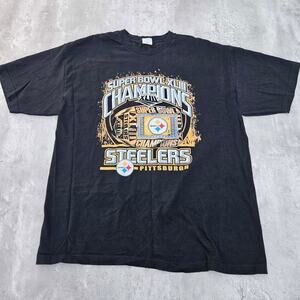 Pittsburgh Steelers Super Bowl XLIII Champions Shirt Size XL